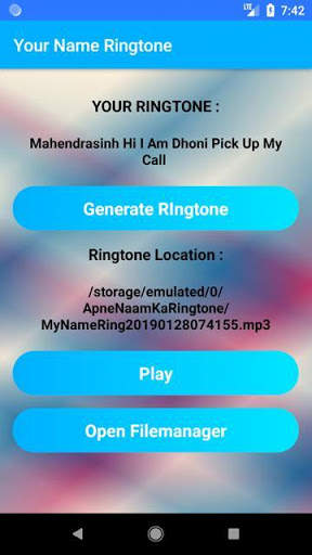 My Name Ringtone Maker screenshot 5