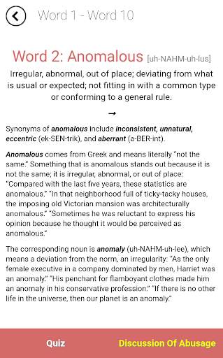 Verbal Advantage - Level 7 screenshot 3