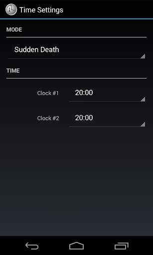 Chess Clock screenshot 3