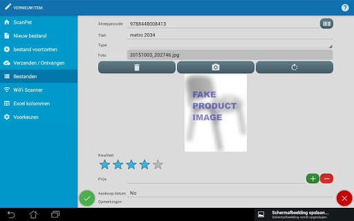 SCANPET New - Inventaris & Barcodescanner screenshot 13