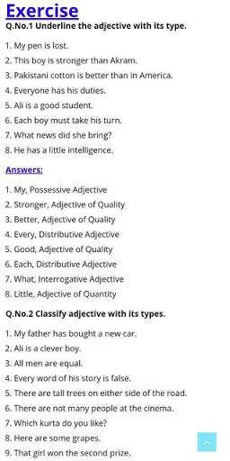 Adjective and Types скриншот 4