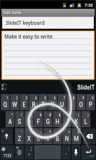 SlideIT Windows 8 Skin screenshot 2