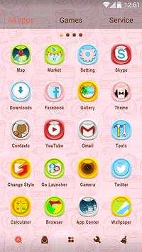Afternoon Tea GO Launcher Theme screenshot 2