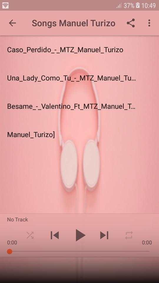 Manuel Turizo Musicas Sin Internet Mp3 screenshot 2