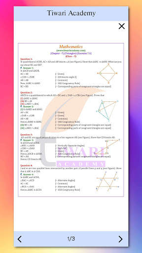 Class 9 Maths Solution 2023-24 screenshot 31