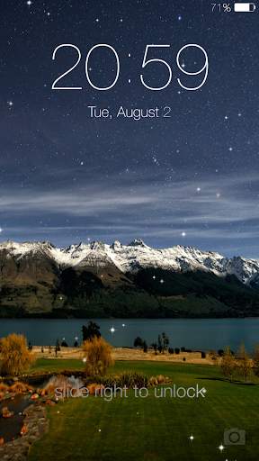 Stars live wallpaper locker screenshot 7