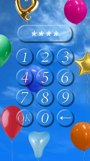 Balloons lock screen prank 7 تصوير الشاشة