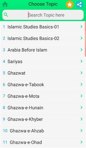 Islamic Studies MCQs Test screenshot 2