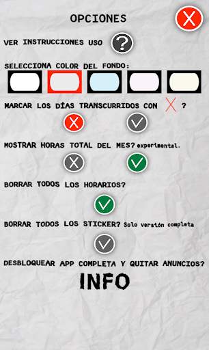 Mis Horarios de Trabajo LITE screenshot 2