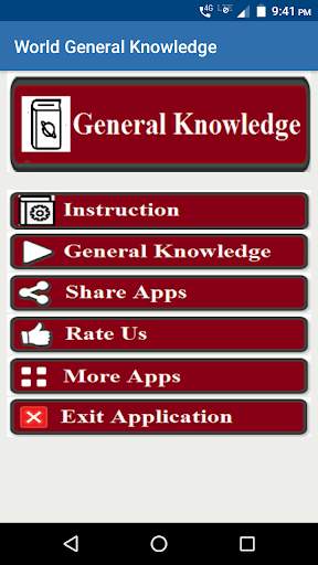 World General Knowledge screenshot 1
