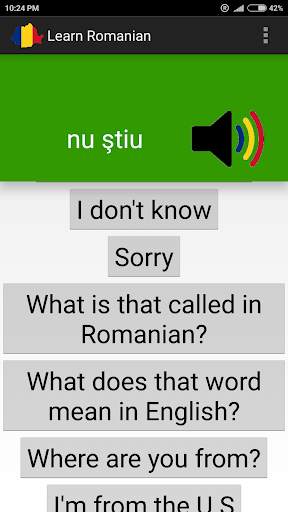 Learn Romanian screenshot 2