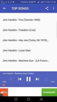 JIMI HENDRIX SONGS OFFLINE 3 تصوير الشاشة