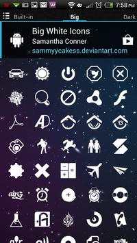 Big White Minimal Icons (Free) screenshot 3