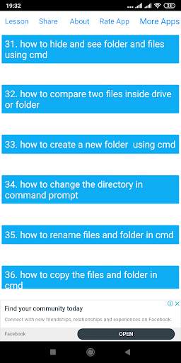 Command prompt 100  commands 6 تصوير الشاشة