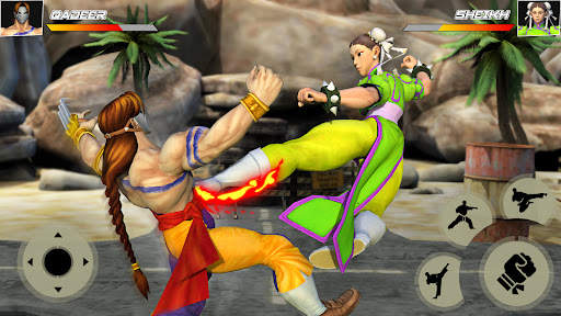 Kung Fu GYM Fighting Games 2021 Bad Boys Wrestling screenshot 1