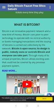 Daily Bitcoin Faucet FreeBitco Satoshi 6 تصوير الشاشة