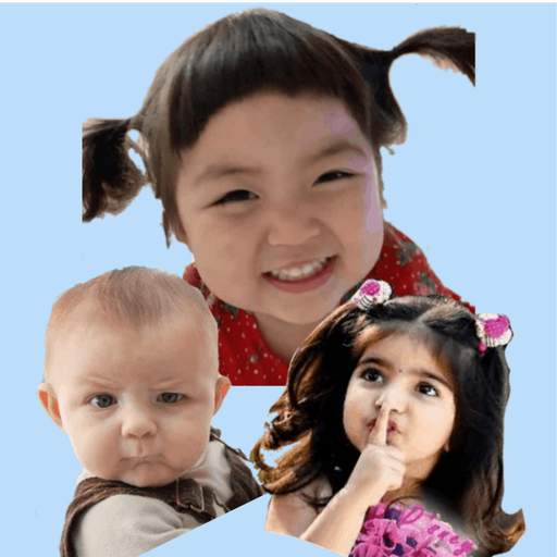 Cute Baby Stickers: Jin Miran 1.1