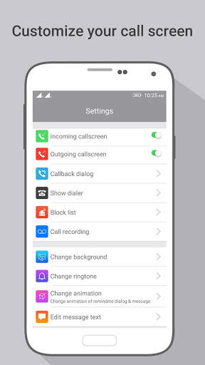 HD Phone 7 i Call Screen OS10 screenshot 3