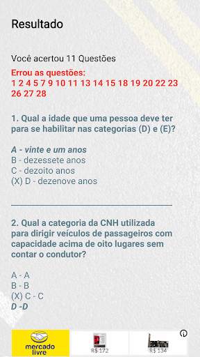Simulados DETRAN CNH - 2021 screenshot 6