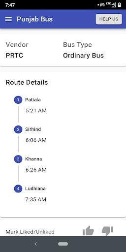 Punjab Bus screenshot 3