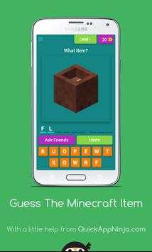 Guess The Minecraft Item screenshot 1