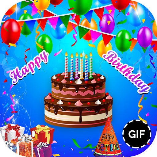 Happy Birthday GIF أيقونة