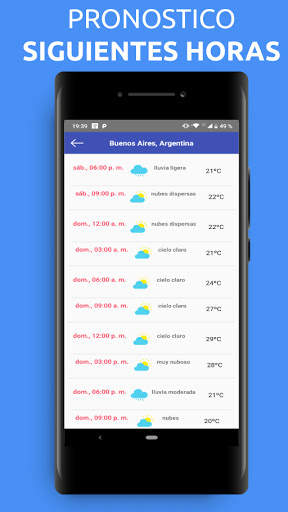 Pronóstico del Tiempo actual screenshot 2