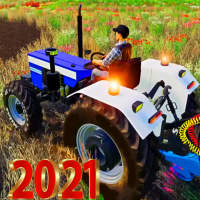 Tractor Farmland and Pull tractor Simulator icon