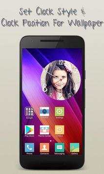 HD Photo Clock Live Wallpaper - My Photo On Clock screenshot 6
