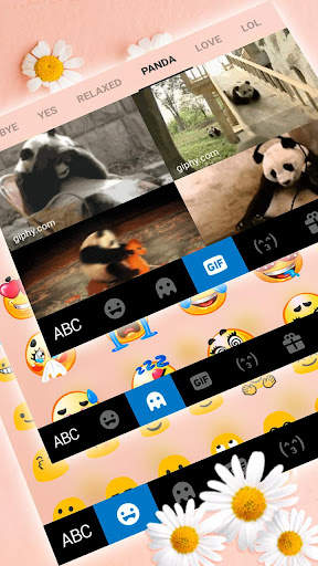 Lovely Daisy Keyboard Theme screenshot 4