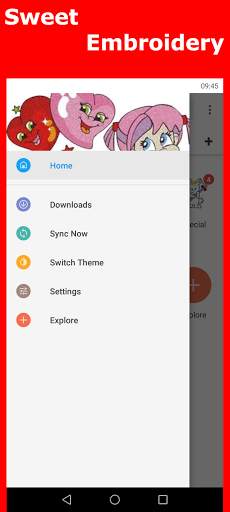 Free Embroidery Designs in PES, JEF, HUS formats screenshot 1