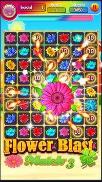 Flower Blast Match-3 Game screenshot 3