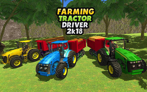 Real Tractor Cargo Transport : New Farming Game 3D screenshot 9