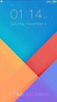 MIUI 9 Lock screen 1 تصوير الشاشة