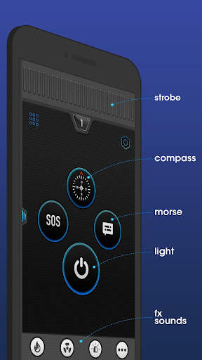 Flashlight Compass with Sounds screenshot 5