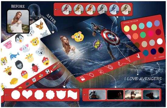 Avengers photo frame - Super heros photo editor screenshot 1