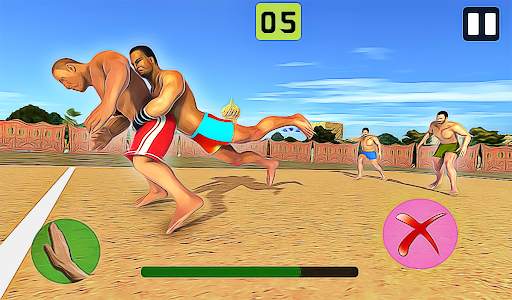 Kabaddi Wrestling League - Kabaddi Fighting Games screenshot 1