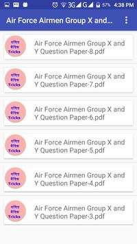 Airforce Airmen Group X and Y Question Papers скриншот 3