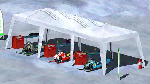 Snowmobile Cross VR screenshot 2