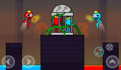 Red and Blue Stickman 2 screenshot 16