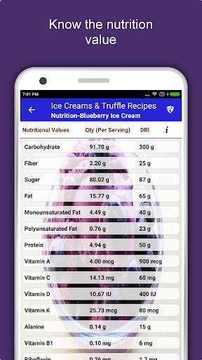 70  Homemade Ice Creams Recipes & Desserts Offline screenshot 7