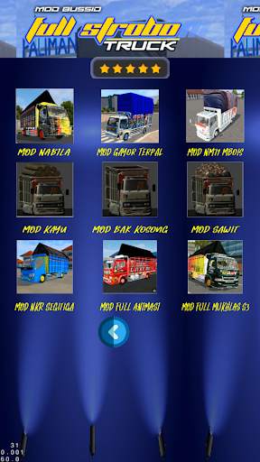 Mod Bussid Full Strobo Truk screenshot 5
