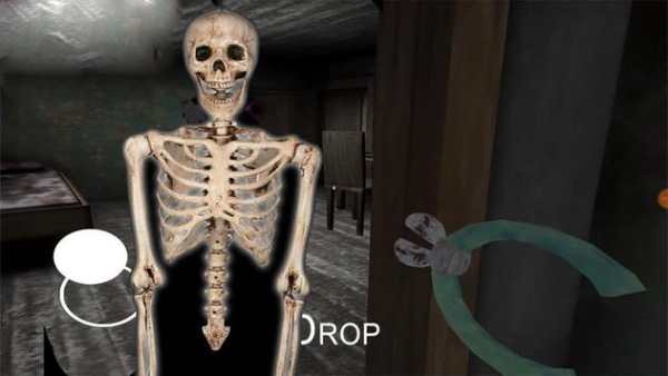 Skeleton Granny Mod Scarry Granny Skeleton screenshot 1