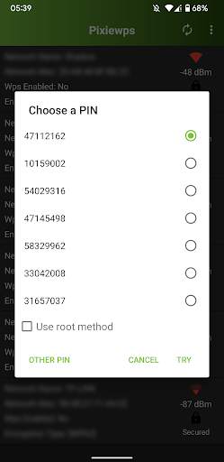 Pixiewps Wifi Connect screenshot 4