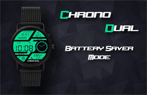 Chrono Dual Watch Face & Clock Live Wallpaper screenshot 5