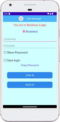 Task Manager App 1 تصوير الشاشة