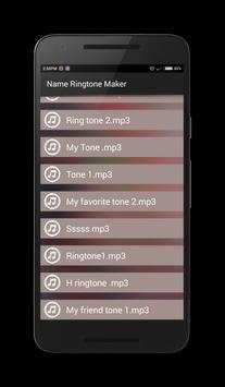 My Name Ringtone Maker screenshot 5