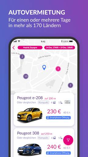 Free2Move: Ihre Mobilitäts-App screenshot 3