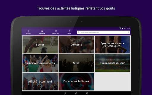 Billets StubHub screenshot 8