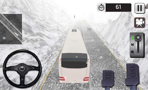Musim Dingin Tour Bus Simulato screenshot 6